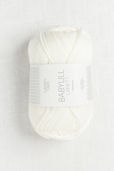 Sandnes Garn Babyull Lanett 1001 White