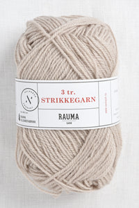 Rauma 3-Ply Strikkegarn 460 Light Beige