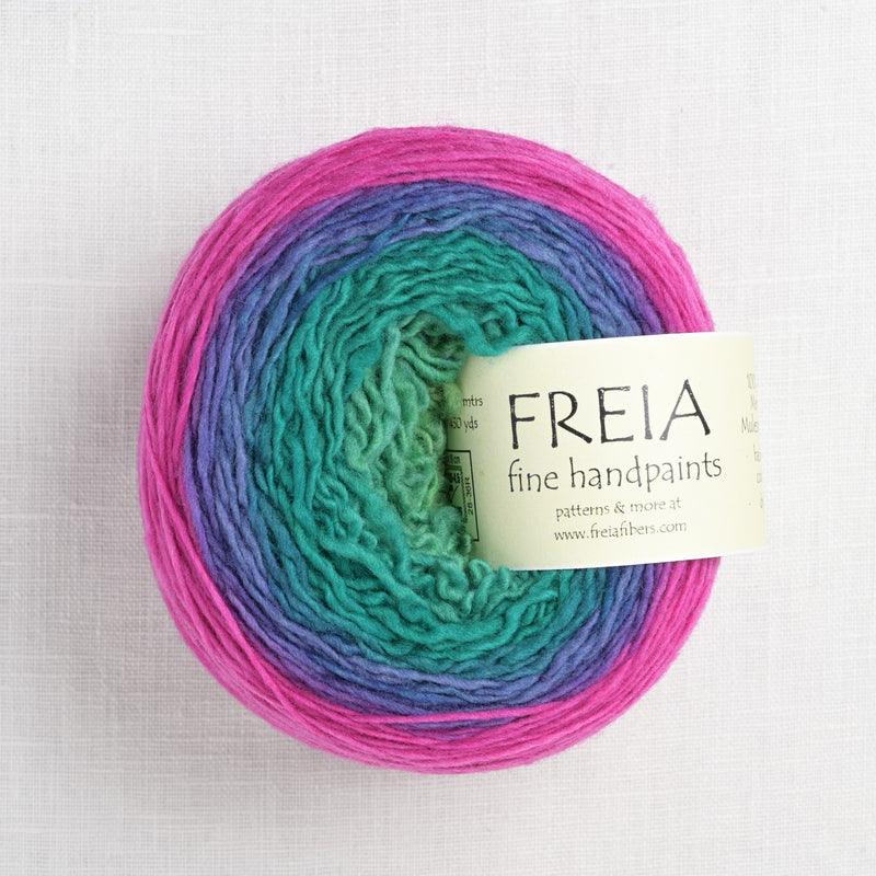 Freia Fingering Shawl Ball Fuschia