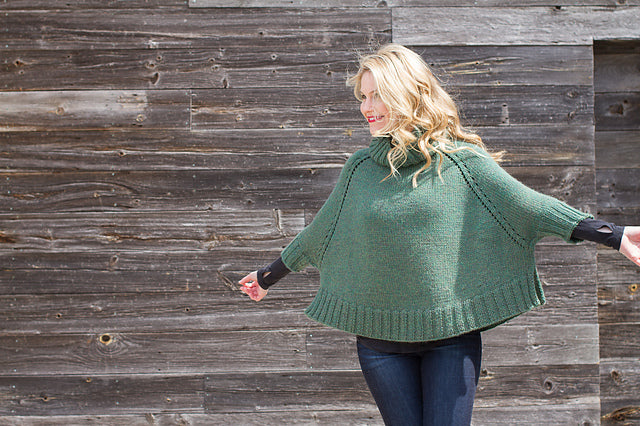 Bonny Raglan Poncho by pamela wynne