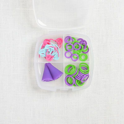Stitch Markers for crochet and knitting, 20pc Soft Plastic Open Ring, –  KarensHobbyRoom
