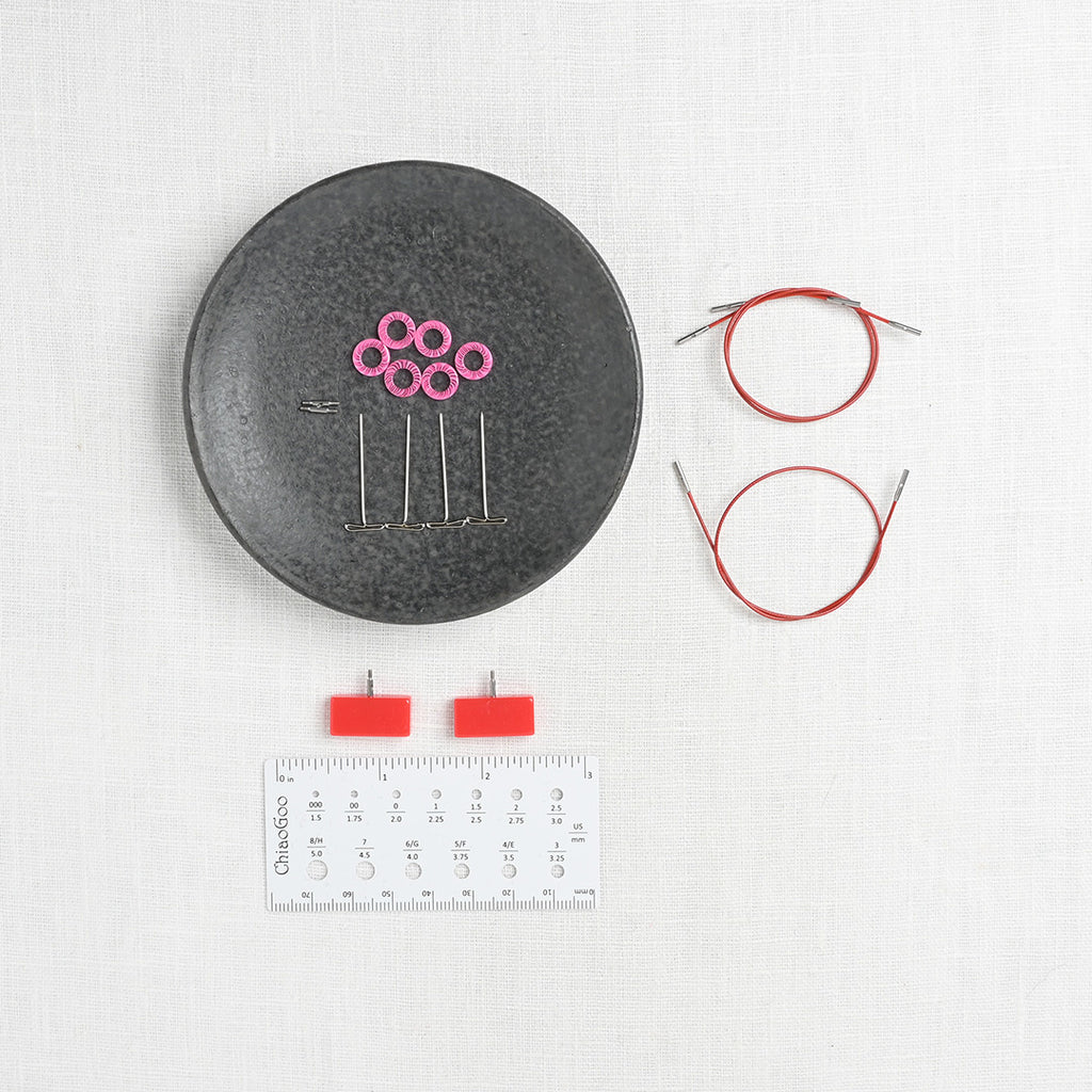 ChiaoGoo TWIST Red Lace Small Sets – Maker+Stitch