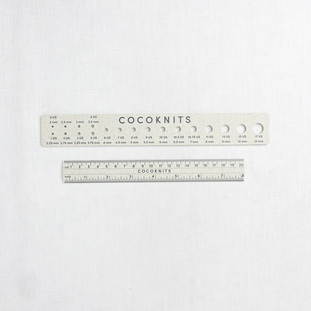 Ruler & Gauge - Magnetic Straightedge Set by Cocoknits - Colorful