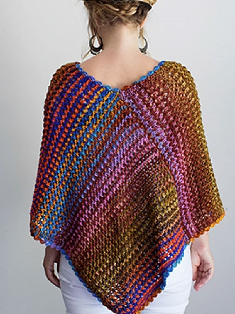 Eyelet Poncho bu Urth Yarns – Wool and Company