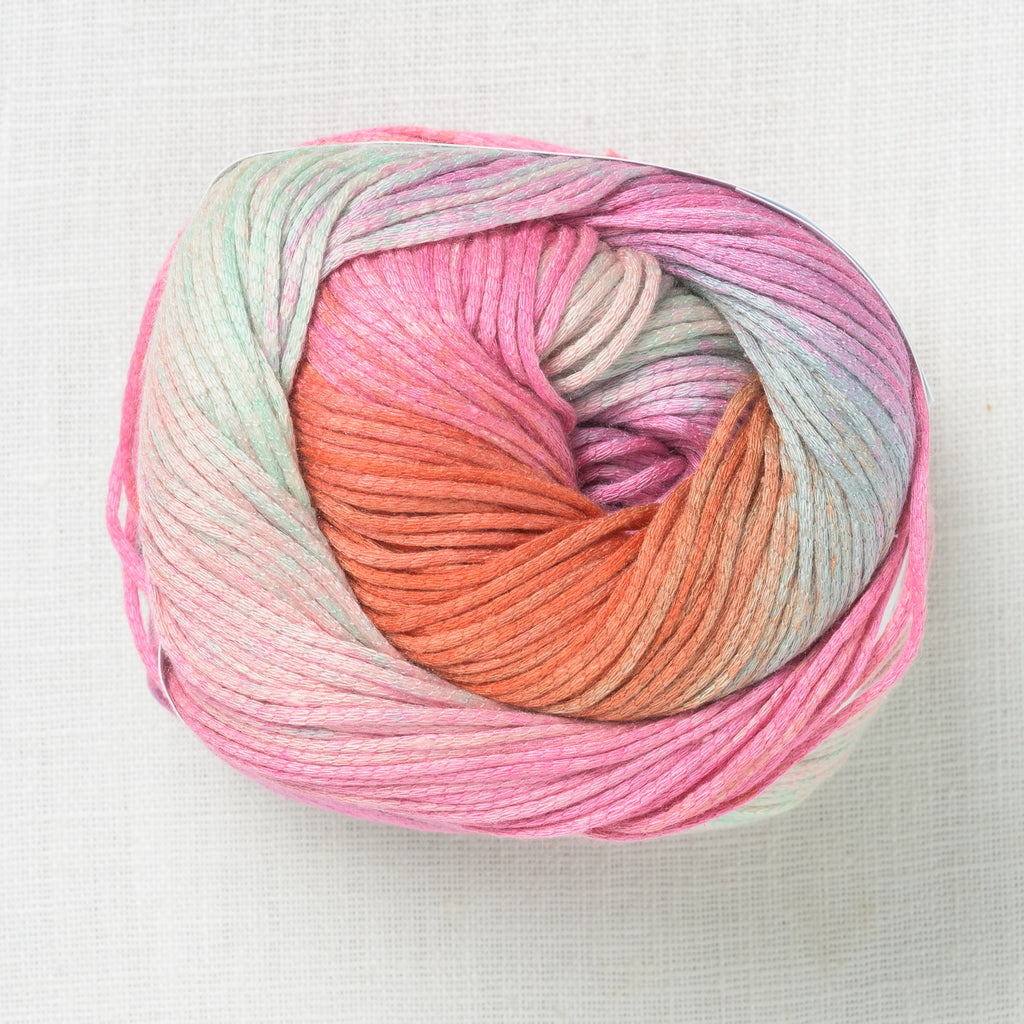 Lang Yarns Silk Color 1 Pink Mint Orange