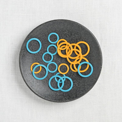 Stitch Markers for crochet and knitting, 20pc Soft Plastic Open Ring, –  KarensHobbyRoom