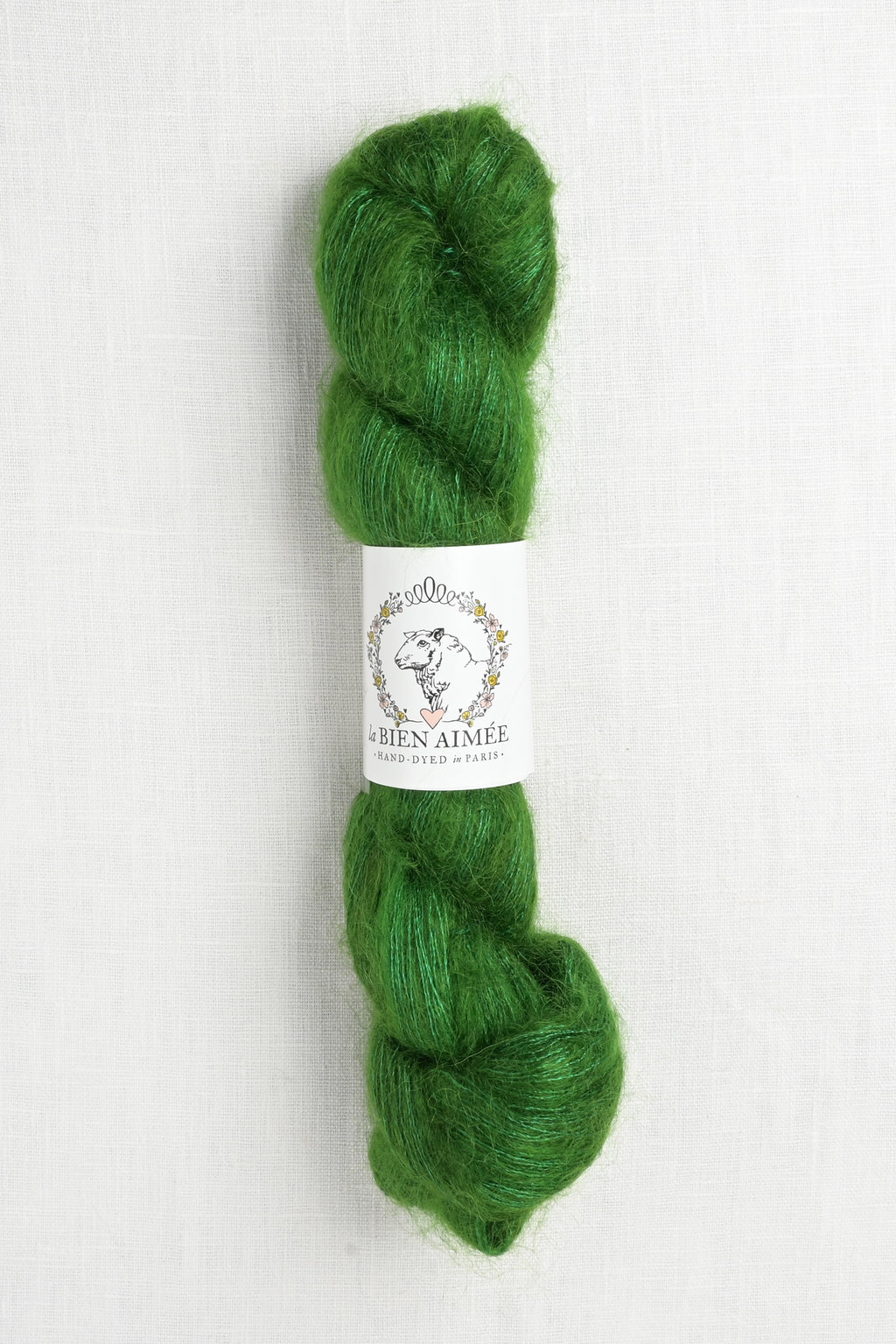 La Bien Aimee Mohair Silk Malachite