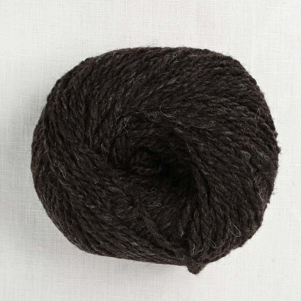 cone BLACK 2 ply sport weight wool yarn from Bartlettyarn clearance sale